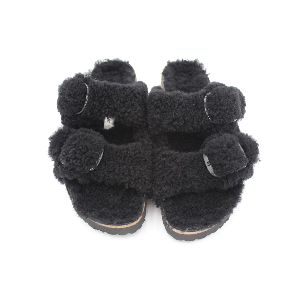 Papillio Birkenstock Arizona Big Buckle Shearling 39 Womens 8 Cozy Sandal Fuzzy - Picture 3 of 7